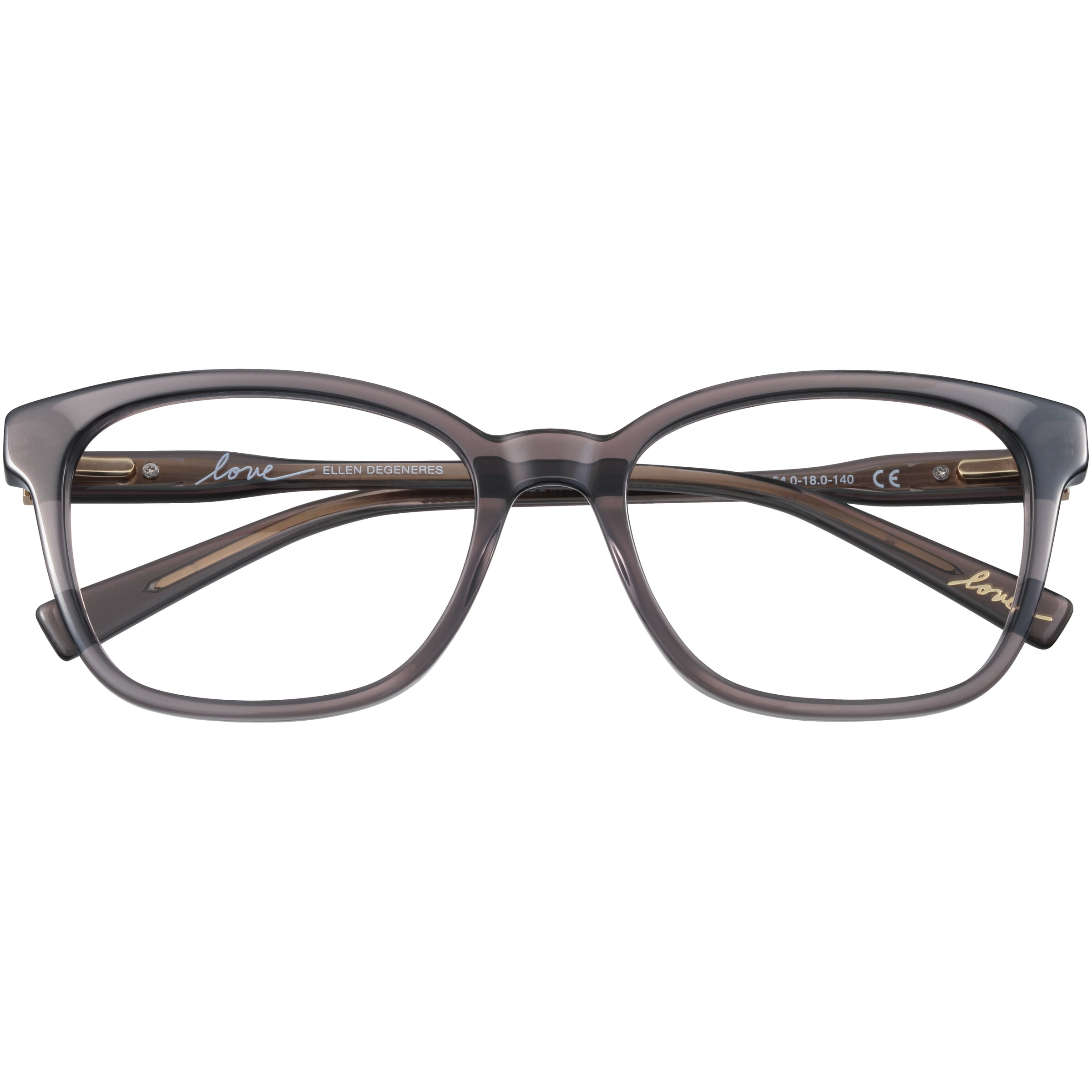 Love by Ellen Degeneres Dauphine Gray Eye Glasses