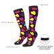 thumbnail image 4 of Fotbe Colorful Hearts Calcetas Divertidas Estampadas para Hombre y Mujer, Calcetas de Algodón hasta la Rodilla para Caminar, Correr, Enfermería y Embarazo, 4 of 6