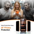 thumbnail image 2 of Protector de pantalla con privacidad SMARTDEVIL para iPhone 17 Pro Max, 2 unidades, 2 of 9