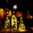 thumbnail image 4 of Moocorvic Mini Solar Lights Wine Bottle Lights, 2M LED Waterproof Copper Cork Solar Lights for Wedding Christmas, Outdoor, Holiday, Garden, Patio Decor (Warm White), 4 of 8