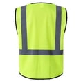 thumbnail image 4 of GOGO Men 5 Pockets Ultra Cool Mesh Safety Vest, Mesh Volunteer Vest, ANSI Standard-Orange-M, 4 of 7
