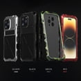 thumbnail image 5 of ELEHOLD Rugged Case for iPhone 14 Pro Max Heavy Duty Military Armour Case 360° Full Body Protection with Hidden Kickstand Bracket Shock-Absorbing Anti-Scratch Case For iPhone 14 Pro Max,Red, 5 of 9