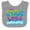 Heather and White, variant on Inktastic Mechanic Grandpa Boys or Girls Baby Bib