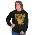 thumbnail image 5 of Pittsburg Football Helmet Sports Fan Unisex Plus Fleece Graphic Sweatshirt Brisco Brands 2X, 5 of 6