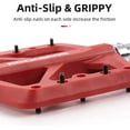thumbnail image 3 of ROCKBROS Cycling Pedals Mountain Road Bike Pedals Bicycle Nylon Flat Pedals Sealed Bearings 9/16" Red 1 Pair, 3 of 7