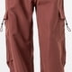 thumbnail image 4 of Amzcrzy Pantalones cargo informales para mujer: cintura elástica con cordón, bolsillos con solapa, estilo paracaídas/harem/jogging, holgados, cintura alta, tallas M-2XL. Rojo, 4 of 5