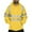 Yellow, variant on Hinvhai High Visibility Safety Sweatshirt for Men Reflective Strips Zipper Up Hooded Jacket Work Utility Hi-Vis Hoodies Yellow 12(XXL)