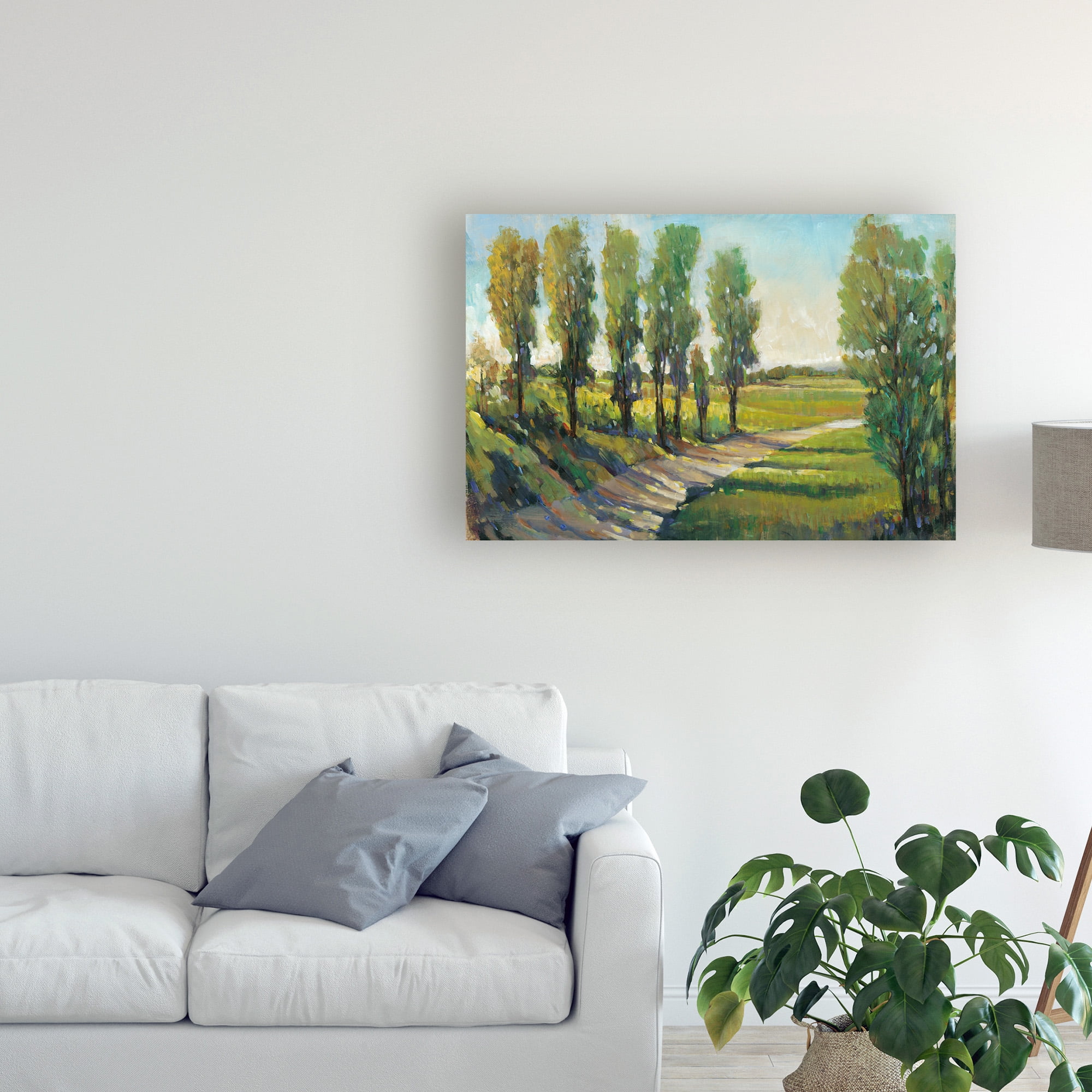 Trademark Fine Art 'Lush Landscape I' Canvas Art by Tim OToole