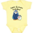 thumbnail image 3 of Inktastic Happy Birthday, Grandpa Cute Penguins Boys or Girls Baby Bodysuit, 3 of 5