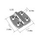 thumbnail image 3 of Scienceny Bisagras de cubierta Instalación práctica Mano de obra Casillero de cabina Estructura firme Superficie lisa y pulida Suministros para Herramientas y ferretería Scienceny TO009991-01, 3 of 6