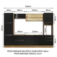 thumbnail image 4 of Cocina Integral Completa Modular Madesa Lux 320cm MN 01, 4 of 5