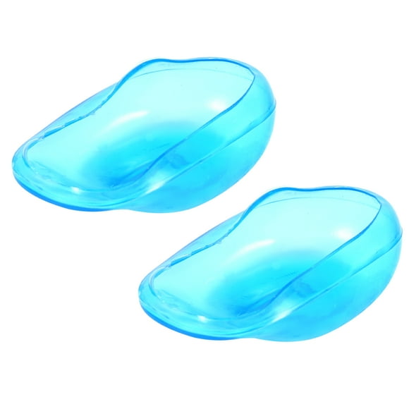 Protector Ejoyous de Oejas, 2 Plases Protector de Plástico Antimanchas Azul, Protectores de Oejas para Lavado de Tinte para El Cabello, Uso en Peluquería, reduce El Ruido
