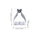 thumbnail image 2 of DIY Cookie Mold 12Pcs Silver Stainless Steel Biscuit Cutter for Cake Endless Creativity, 2 of 5
