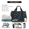 thumbnail image 5 of Picia Sea Turtles Swimming Print Travel Duffle Bag,Weekender Bags for Women with Shoe Compartment, Gym Duffel Bag with Wet Pocket, Hospital Bags for Labor and Delivery, 5 of 7