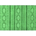 thumbnail image 1 of Ahgly Company Indoor Rectangle Abstract Emerald Green Modern Area Rugs, 7' x 9', 1 of 4