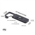 thumbnail image 2 of Metal Base Holder for Nikon Z30 Z50 Digital Camera for Arca Swiss Tripod Head Quick Release Plate Bracket, 2 of 6