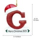 thumbnail image 3 of Adornos navideños, 26 letras, adornos colgantes para árbol de Navidad, adornos navideños personalizados, adornos navideños DIY, decoración navideña, decoración colgante para árbol de Navidad, artículo, 3 of 6