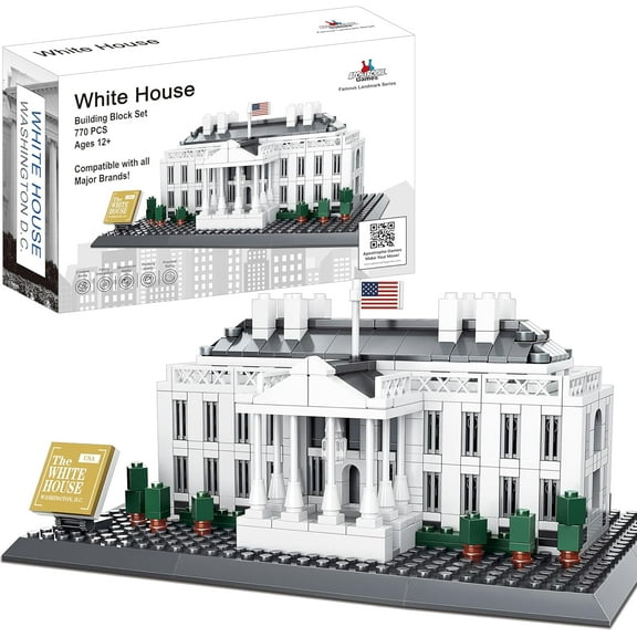 White House Building Block Set (770 Pieces)