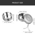 thumbnail image 2 of Miangastore 1 Set of Camping Pot Pan Set Stainless Steel Camping Cookware Camping Cooking Utensils, 2 of 8