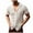 White, variant on CHEEREAM Men's Sheer Openwork Shirts Short Sleeve Button Down Blouse Casual Collared Beach Summer Tops White S