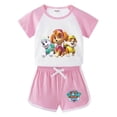 thumbnail image 3 of Conjunto de ropa para niños, camiseta de Pikachu para niño y niña, pantalones cortos, conjuntos de 2 uds., conjuntos de algodón para niñas pequeñas, ropa deportiva de la Patrulla Canina para niños, 3 of 5