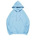 thumbnail image 5 of Oversized Fleece Hoodies for Women, Lightweight Sweatshirts Long Sleeve Sweaters, Outfits Fall Winter Tops, 5 of 5
