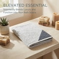 thumbnail image 5 of Unique Bargains 2Pcs Pure Cotton Soft Absorbent Hand Towels Grey 29" x 13", 5 of 8