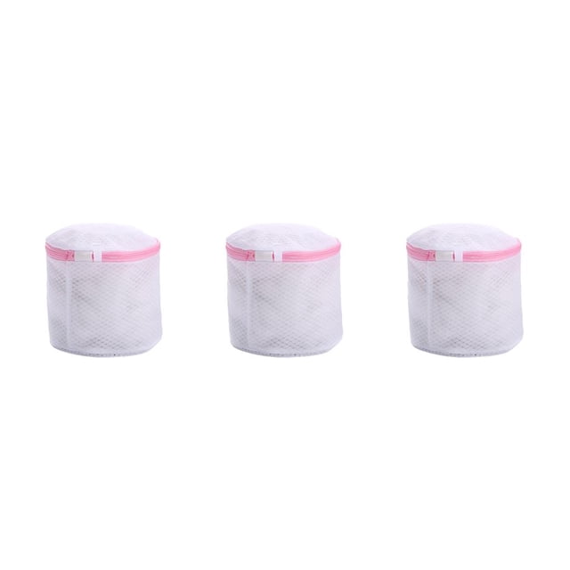 Naiovety Zipped Mesh Laundry Bags Lingerie Basket Anti-deformation Supplies T-shirt Zipper Organizer Bag Special Home Care Washing Type1 NO1