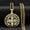 Gold color, variant on Fashion Vintage San Benito Exorcist Pendant Punk 14K Yellow Gold Christian Jesus Necklace For Men Women Amulet Jewelry