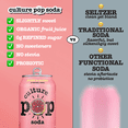 thumbnail image 4 of Culture Pop Soda Sparkling Probiotic Drink, Pink Grapefruit, 12 Pack, 12 Fl Oz Cans, 4 of 9