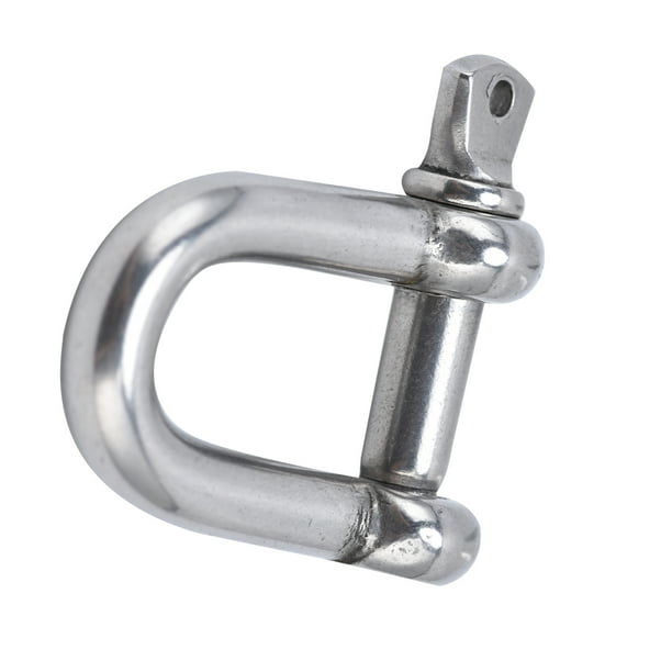 Grillete en forma de D grillete de anclaje con pasador de tornillo Grillete de arco en forma de D de acero inoxidable para cadenas Cuerda de supervivencia para acampar al aire ANGGREK Otros