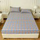 thumbnail image 4 of Sábana bajera ajustable para cama doble de 78,74 x 70,86 pulgadas, antideslizante, con funda fija, protección integral para colchón, funda de cama de fibra suave, apta para dormir desnudo, faldón de c, 4 of 6