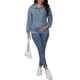 thumbnail image 2 of Camisa con cremallera de maternidad para mujeres, blusa de manga larga, sudadera para amamantar, 2XL, azul, 2 of 6