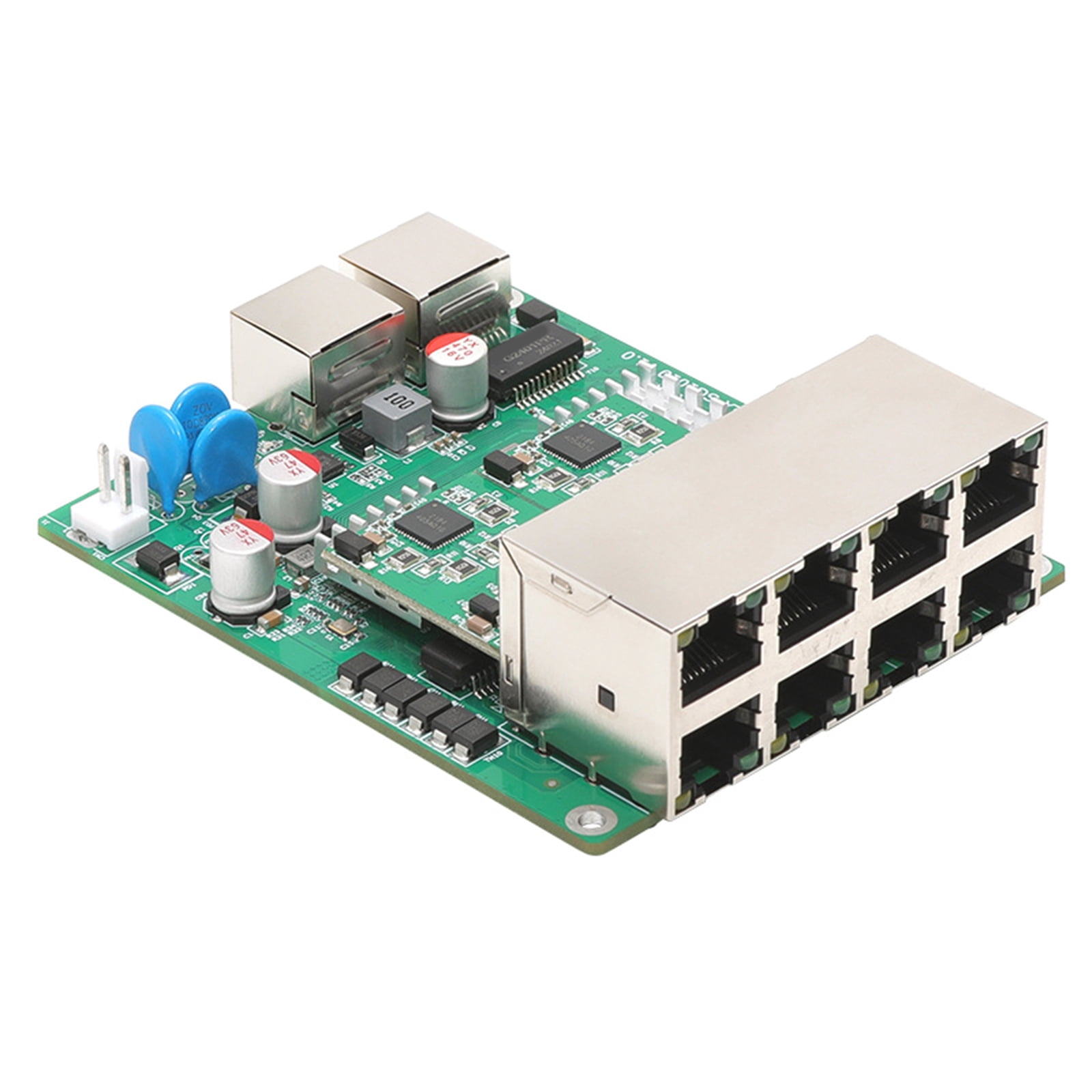10 Port Gigabit Ethernet Switches With 8 PoEs Port Design For Home Offices And Surveillances Systems