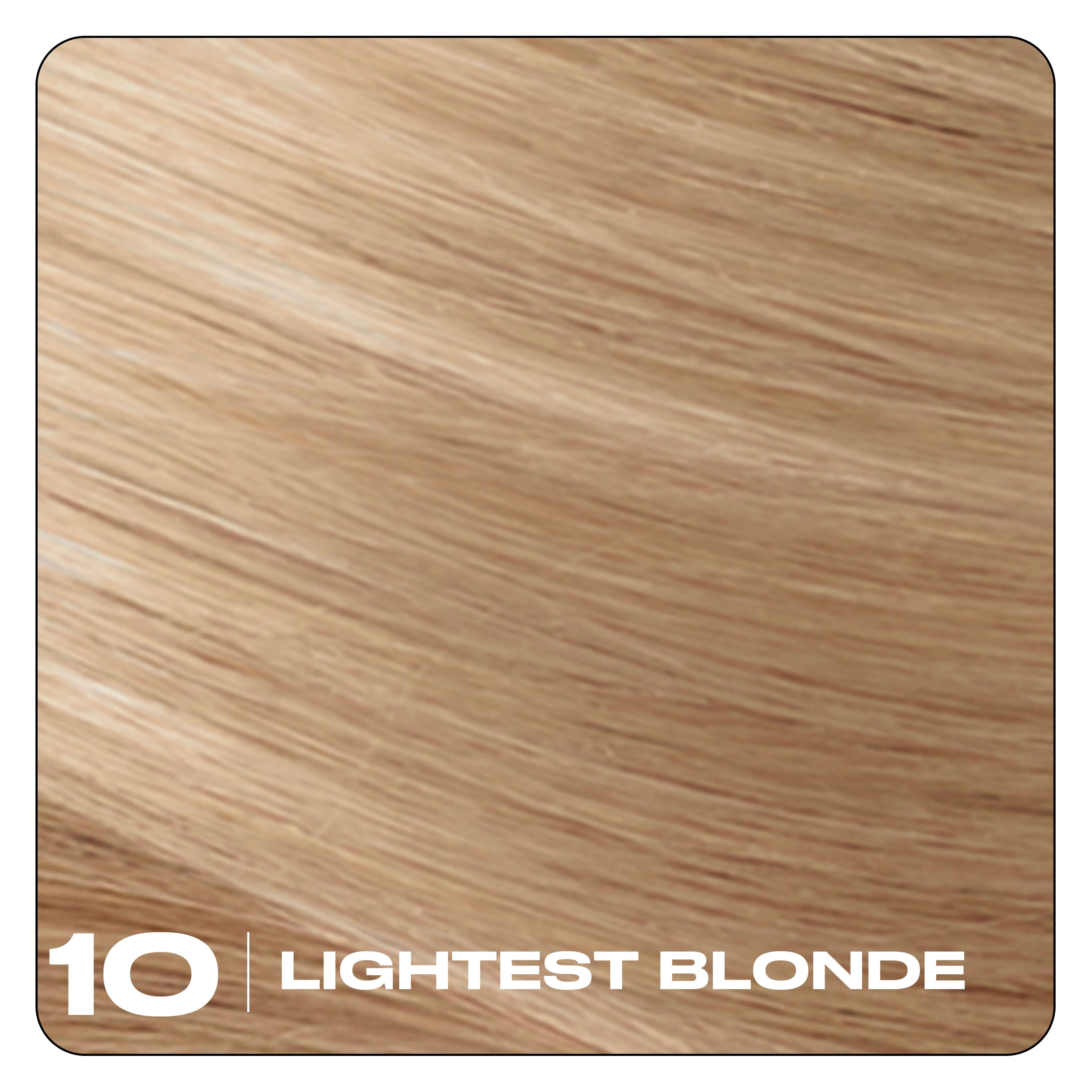 Clairol Nice'n Easy10 Permanent Hair Color Cream, 10 Lightest Blonde, Hair Dye, 1 Application