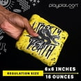 thumbnail image 5 of Play Platoon Tournament Series Cornhole Bags - Pro Style Dual Sided Slick and Sticky Side Bean Bag for Every Pro Designed in USA - 4 Yellow & 4 Black Liberty, 5 of 7