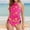 Hot Pink, variant on Womens 2 Piece Swimsuits Bralette Sets 2 Piece Summer Sets for Women for Women Bathing Suit Beach Summer Outfits