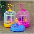 thumbnail image 3 of Baozhu Small Electronic Simulation Bird Cage Toy With Sound Realistic Voice Sensor Control Parrot Cage Toy Electric Pets Toy For Kids, 3 of 6