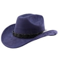 thumbnail image 1 of Western Style Outdoor Cowboy Hat Curved Brim For Travel Riding Adventure And Casual Everyday Wear, 1 of 3