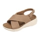 thumbnail image 2 of Sandalias para apoyo a las mujeres Anti -Slip la playa verano (caqui 37), 2 of 9