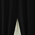 thumbnail image 4 of No. 918 Brandon 2-Piece Magnetic Closure Room Darkening  Grommet Top Curtain Panel, Black, 54.0”W x 96"L, 4 of 9