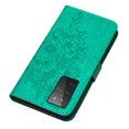 thumbnail image 6 of Dteck Samsung S21 Ultra Wallet Case, Magnetic Closure Flip PU Leather Wrist Strap Credit Card Holder Slots With Kickstand Butterfly Patterned Shockproof Cover For Samsung Galaxy S21 Ultra, Green, 6 of 11