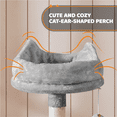 thumbnail image 4 of Alden Design 68.5"H Large Multilevel Cat Tree Tower with Condos and Perches, Light Gray, 4 of 10