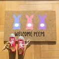 thumbnail image 4 of 1pcs Happy Easter Natural Coir Door Mat Cartoon Bunny Pattern Welcome Mat Entrance Door Rugs For Indoor Outdoor Home Bathroom Decor, 4 of 5
