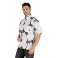 thumbnail image 4 of Inkmeso Printed Hawaiian Casual Button-Down Shirt For Men's Half Sleeve Beach Holiday Shirt, 4 of 7