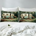 thumbnail image 4 of Erosebridal Camper Bed Sheets Twin Size Camping Themed Bedding Set,Happy Camping Sheet Set for RV Camper Rustic Farmhouse Bear Fitted Sheet Retro Bedroom Decor 3Pcs, 4 of 5