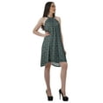 thumbnail image 3 of Moomaya Tunique Imprimée Robe Débardeur Robe Évasée Col Licou Mini Robe d'Été, 3 of 4