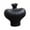 Black, variant on deevoka Modern Art Flower Vase Artwork Ceramic Vase for Entryway Living Room Desktop White