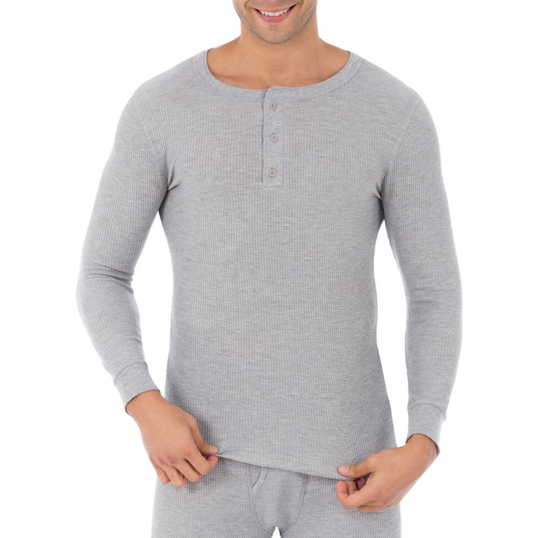 Fruit of the Loom Men's Big and Tall Classics Midweight Waffle Thermal  Underwear