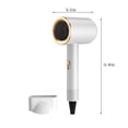 thumbnail image 3 of COFEST Home &kitchen,Electric Hair Dryer High-power Electric Hair Dryer Home Hair Dryer Hot Wind Comb Hair Salon Blowing Comb,White,, 3 of 8